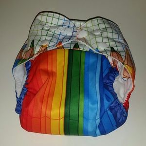 Alva Baby Cloth Diaper w / Two Liners